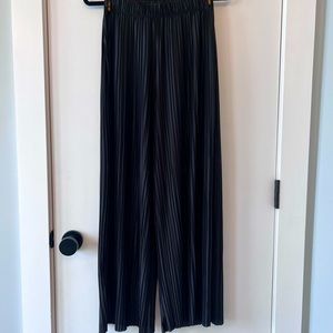 Pleated Wide Leg Palazzo Pants